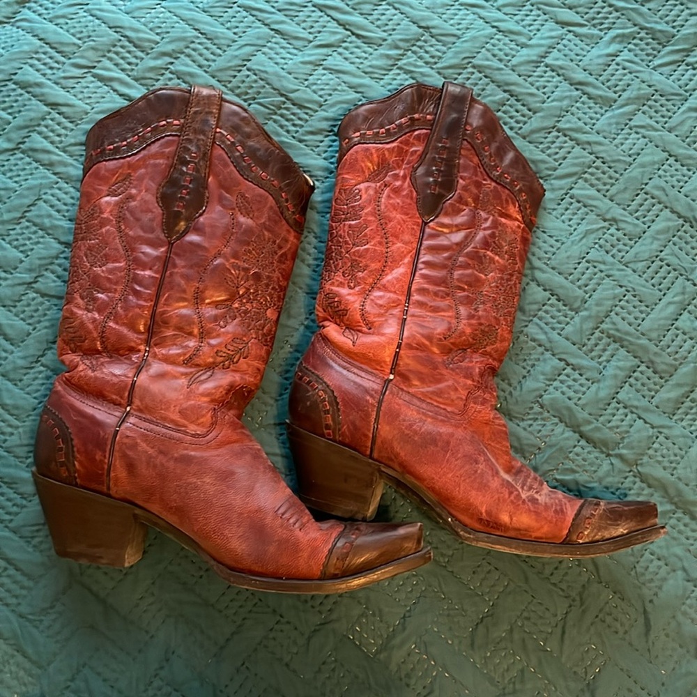 Cowgirl Boots Red/maroon